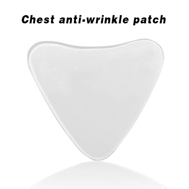 Reusable Anti Wrinkle Face Neck  Chest Hand Eye Nose Pad Silicon Transparent Anti Microgroove Removal Sticker Skin Care Patch