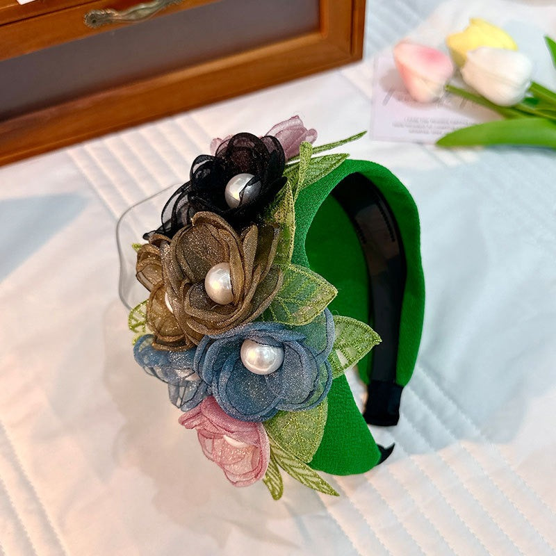 Fashionable handmade flower headbands
