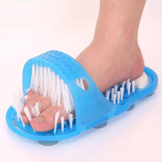 Easy Feet Foot Cleaner Bathroom Massanger Slipper Bath Shoe Pumice Stone Easyfeet Foot Scrubber Spa Shower Brush Foot Care Tool