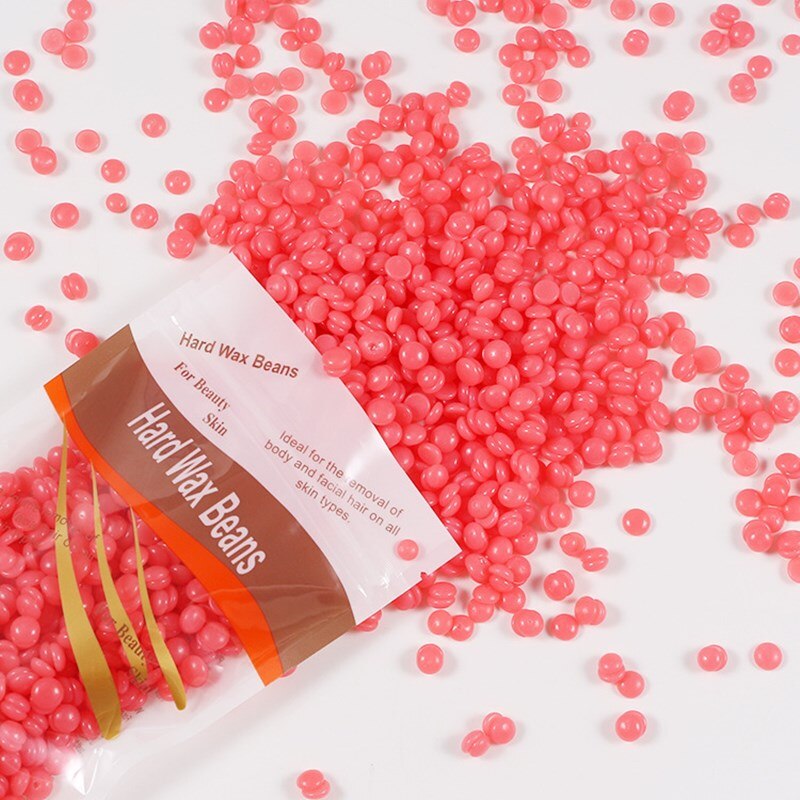 100g Wax beans Hard Hot Film Waxing Beans Bead Pellet Armpit Arm Legs Hair Removal No Strip Depilatory Wax-melt Warmer Machine