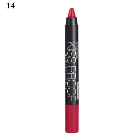 New 19 Colors MENOW KISS PROOF M.n Sexy Beauty Waterproof Lip Pencil Lipstick Lip Gloss Lip Liner