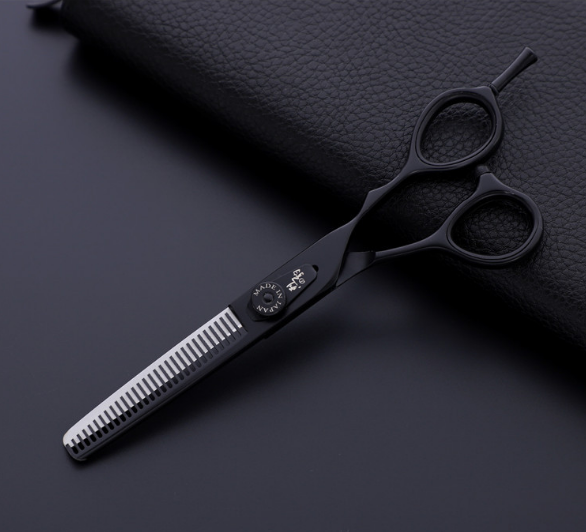 Professional Japan 440c 6 & 5.5 inch rainbow cut hair scissors set cutting shears thinning barber scissor hairdressing scissors