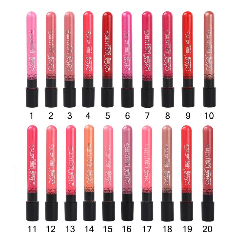 Menow Brand 38Color Lipgloss Matte Long Lasting Moisturizer Sexy Lip 1415