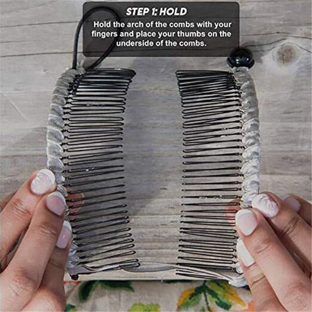 Hair Clip Hairpins and dish Girls Curly Hair Accessory Stretchable Banana Comb Hairpins Pins Styling Hair Coloring Chalk