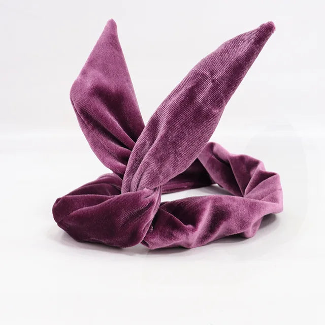 Fabric butterfly knot headband cute rabbit ear headdress headband and headband