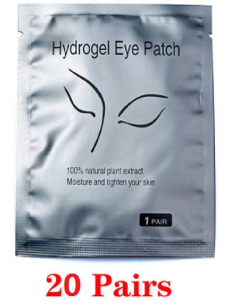 20/80 Pairs under Gel Pad Patch Lint Free Extension Tape Eyelashes Grafting Eyelash Mask Eye Makeup Paste