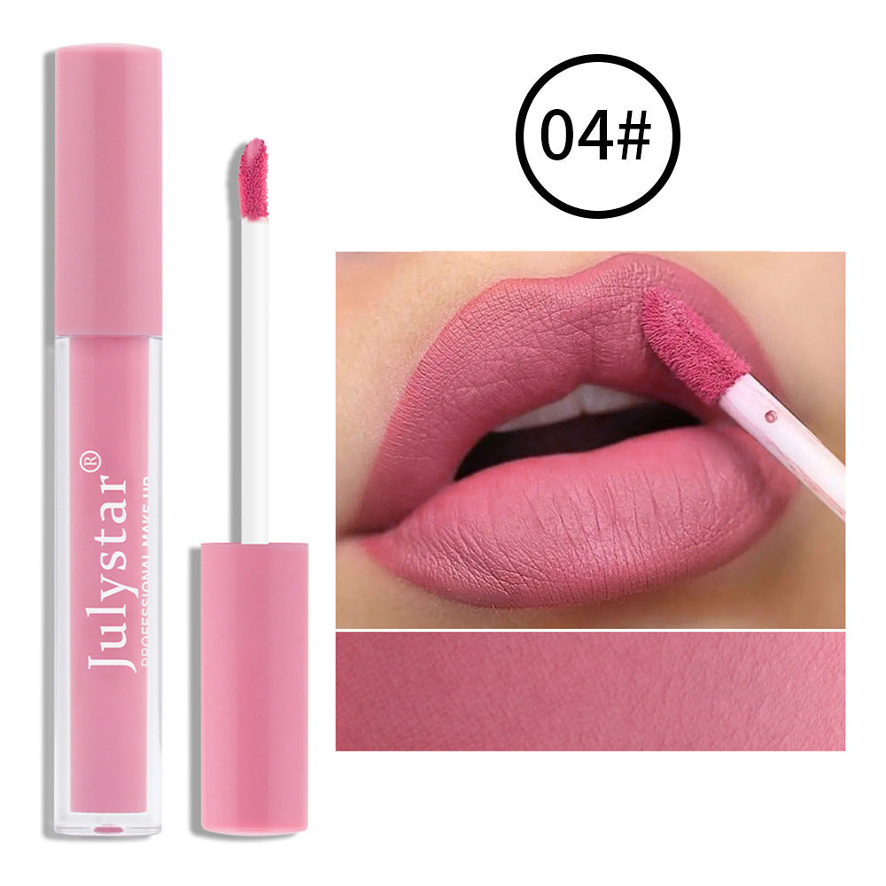 Fog Matte Makeup Free Ice Cream Lip Glaze Velvet Does Not Stick To Lip Mud