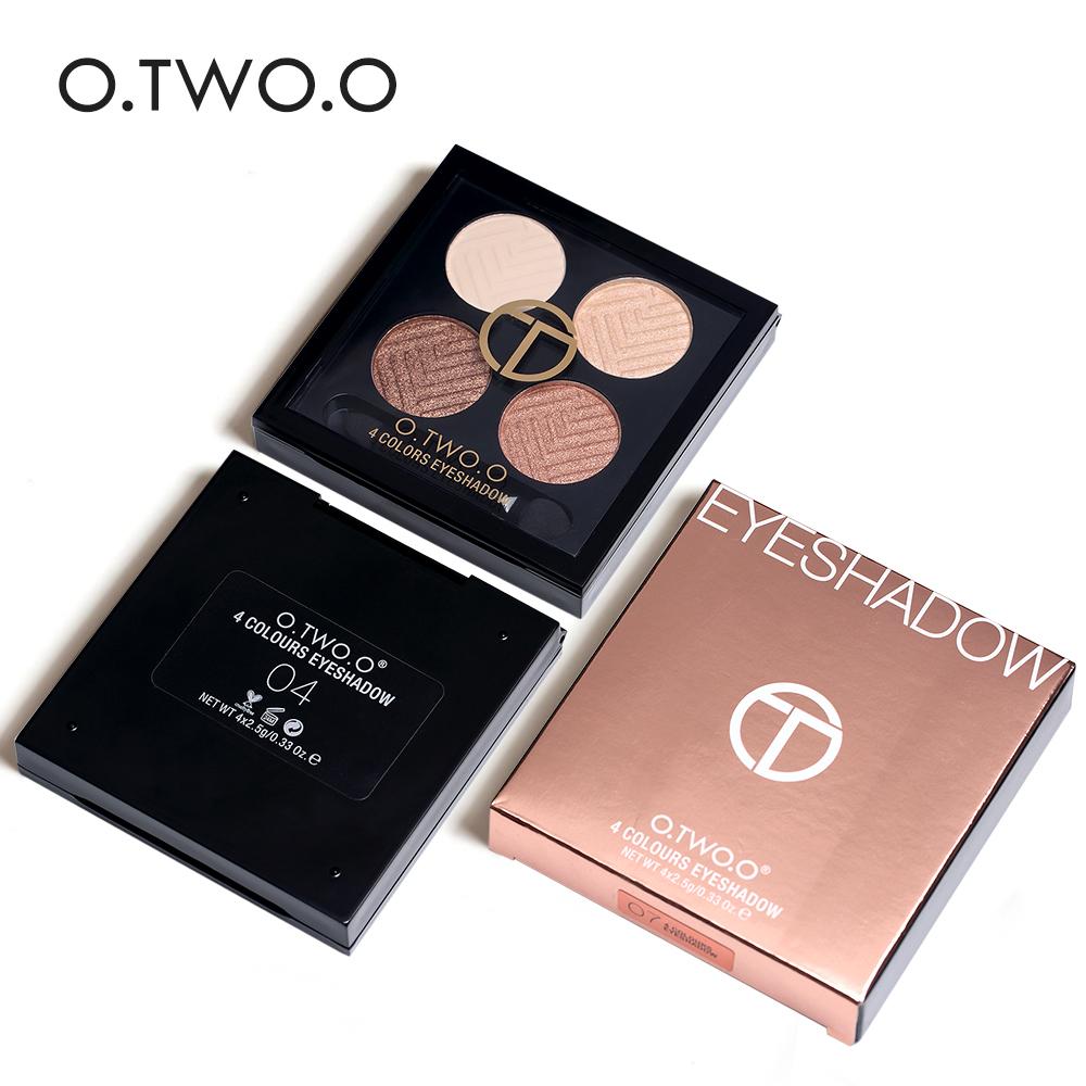 O.TWO.O 4colors Eyeshadow Makeup long lasting Eye shadow Colors Eyeshadow Palette Matte Diamond Glitter