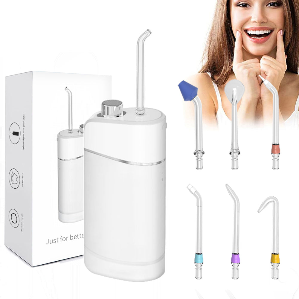 Pulling Water Flosser Household Mini Smart Oral Cleaning Tooth Washing Machine Electric Portable Tooth Washing Machine