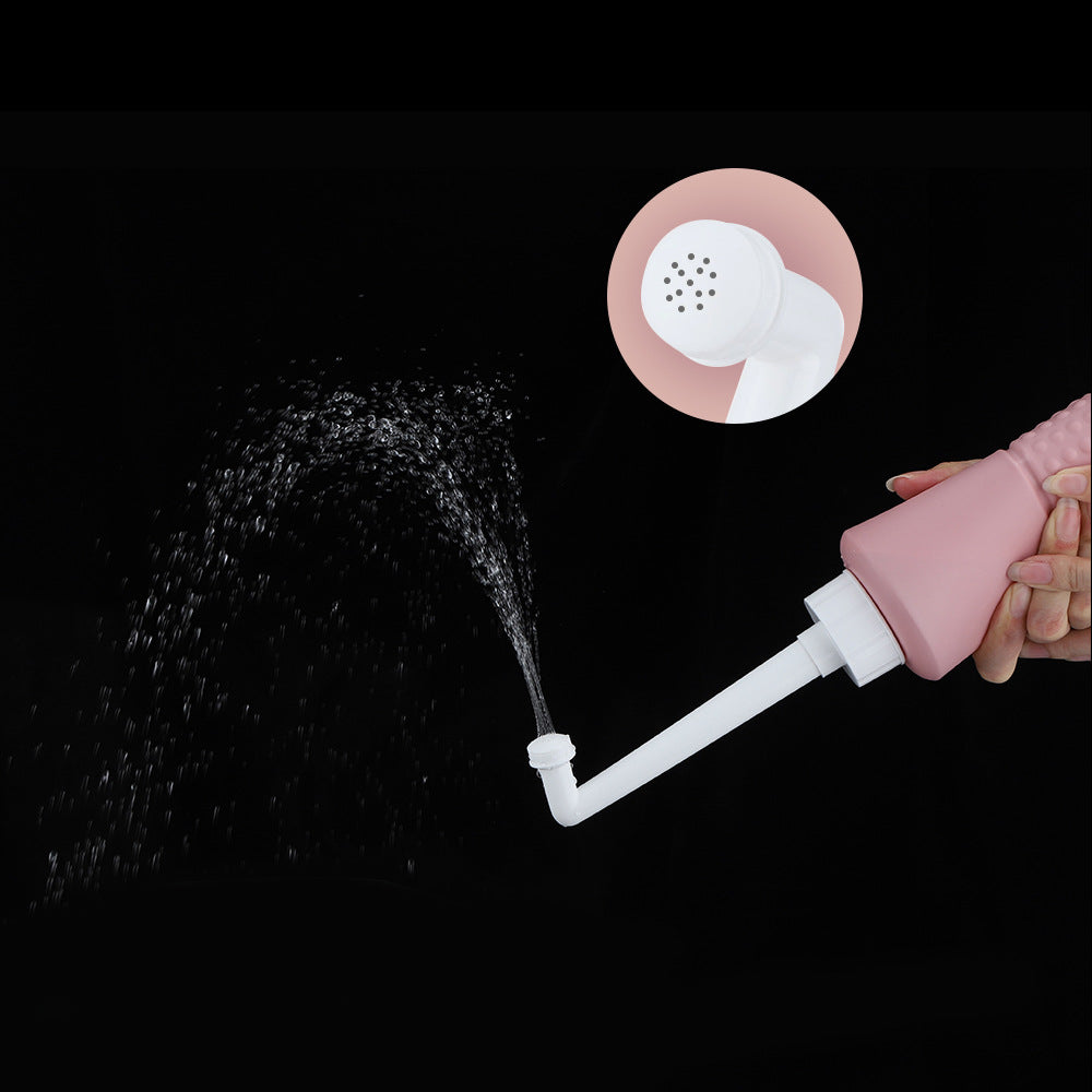 500ml Portable Cleaning Irrigator Female Private Parts Maintenance Personal Hygiene Gynecological Cleaning Protective Equipment