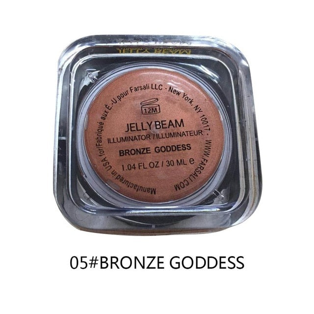 1pcs Mix Face Makeup Highlighter Shimmer Liquid Highlighting Foundation Long-lasting Essence Moisturizer 6 Colors Face Makeup