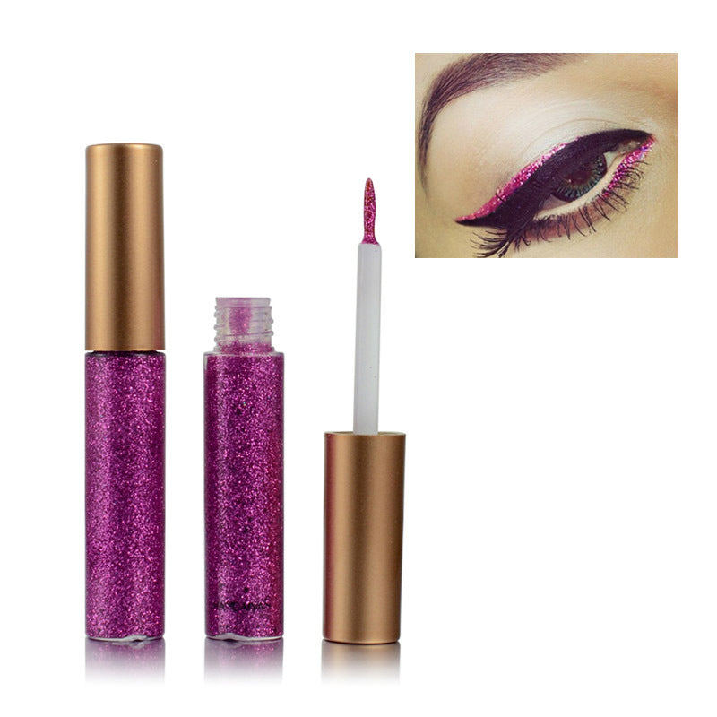 HANDAIYAN Explosive Glitter Liquid Eyeliner Set Sequin Pop Eyeliner Liquid 10 Pack