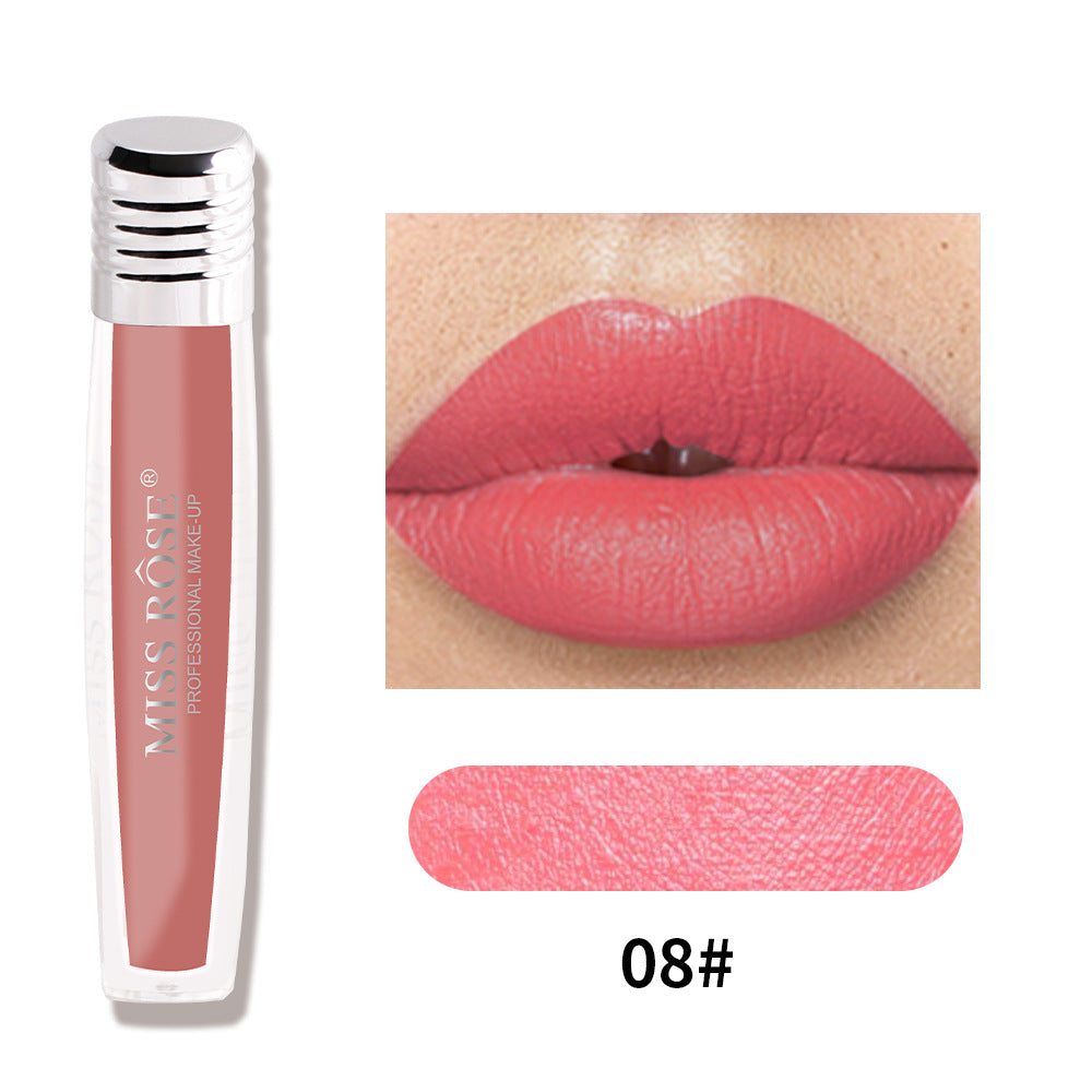 Candy Pearl Lip Gloss Liquid Matte Lip Gloss Without Color Loss And Non-Sticky Cup Velvet Lip Glaze