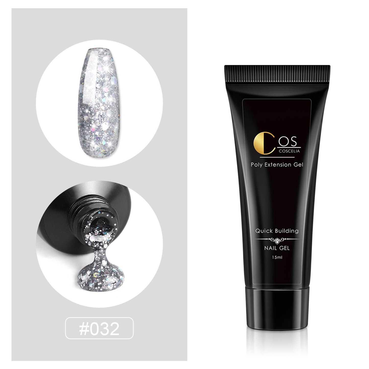 Painless Crystal Extension Glue UV Solid Paper-Free Fast Extension Crystal Glue Flash Nail Phototherapy Crystal Glue