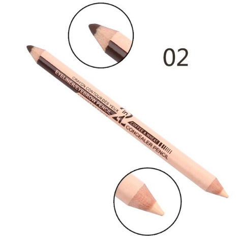 Menow 12PCS Concealer&eyebrow Pencil 2 in 1 Makeup Two-head use Professional Concealers Face Powder maquiagem  P09015