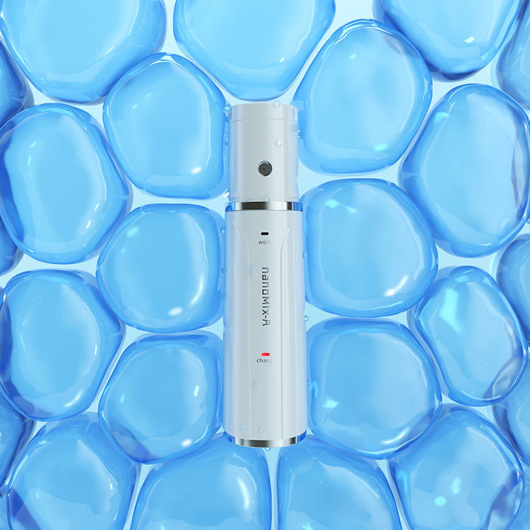 New Household Beauty High-Pressure Atomization Nano-Rehydration Small Spray Face Steamer Essence Into Oxygen Injection Instrument