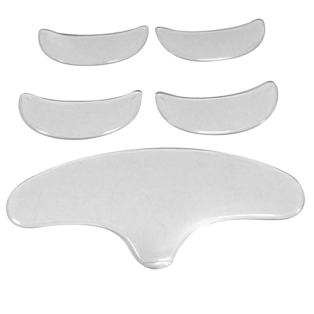 5pcs Silicone Forehead Stickers Patch Anti-Wrinkle Forehead Frown Lines Removal Face Repairing Anti-aging Forehead Lifting Kit