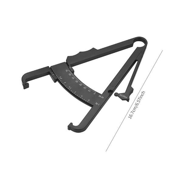 Body Fat Monitors Fat Tester Body Skinfold Tape Measurement Tool with Measure Tape Body Fat Monitors Caliper Health Care Tool