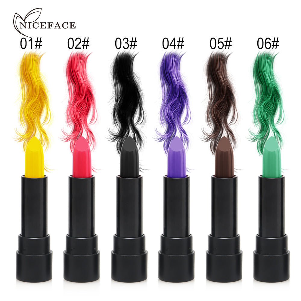 NICEFACE Colorful Dyeing Stick Disposable Hair Quick Dyeing Pen Refilling Stick Is Not Easy To Fade
