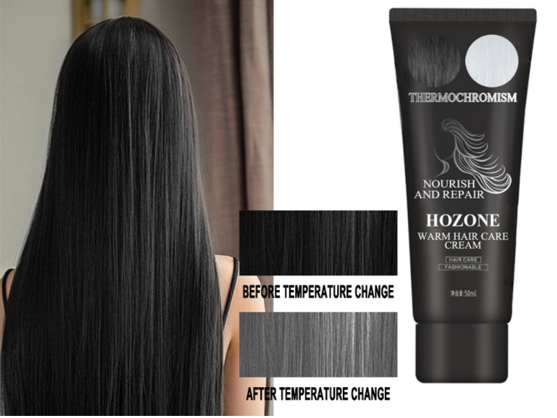 KOUYUE Temperature Change Hair Dye Popular 4 Colors Hair Coloring Semi-permanent Mermaid Warm Discoloration Hair Styling TSLM2