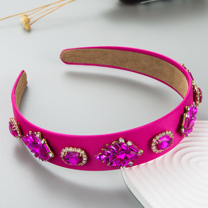 New Ins Fashionable Retro Baroque Headband South Korean High Sense Hair Accessories Face Wash Headwear