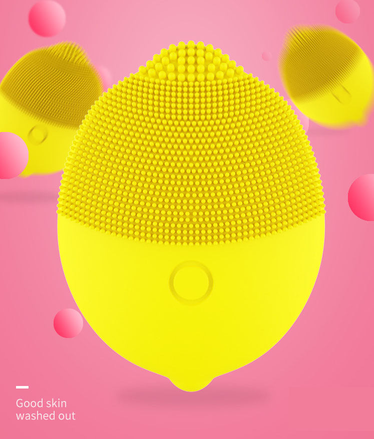Waterproof Electric Massage Facial Cleanser Silicone Ultrasonic Facial Cleaner Pore Cleaner Facial Cleanser