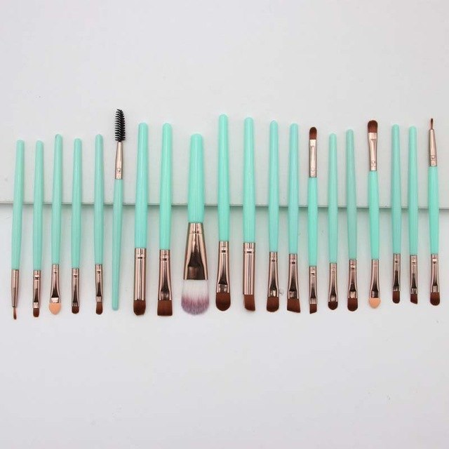 20 eye makeup brushes eyebrow brush foundation brush eye shadow lip brush Silicone Nylon Eye Shadow