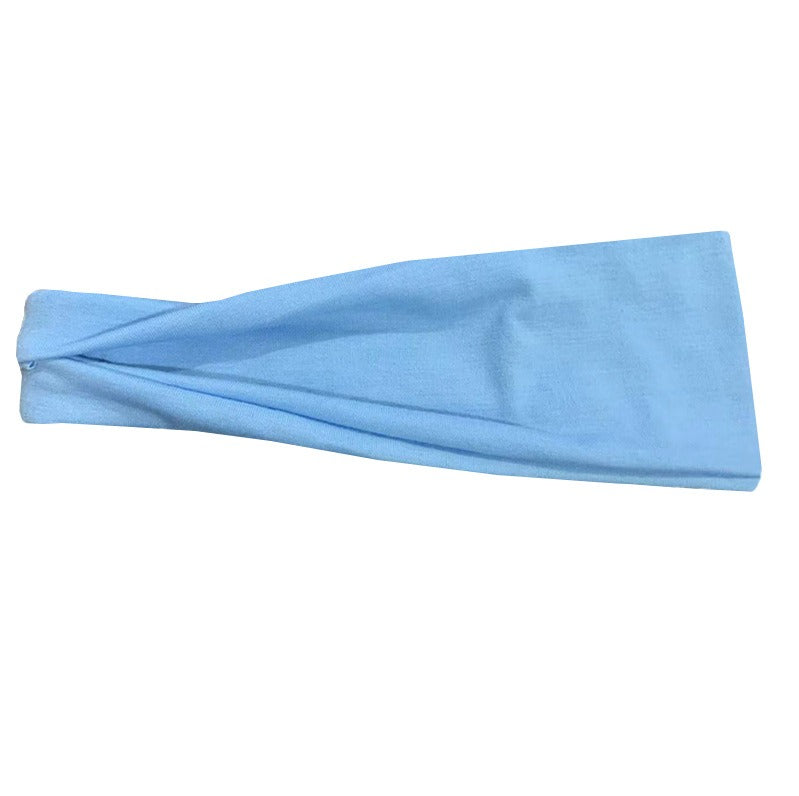 Sports headband women's yoga headband men's running headband sweat absorbing headscarf