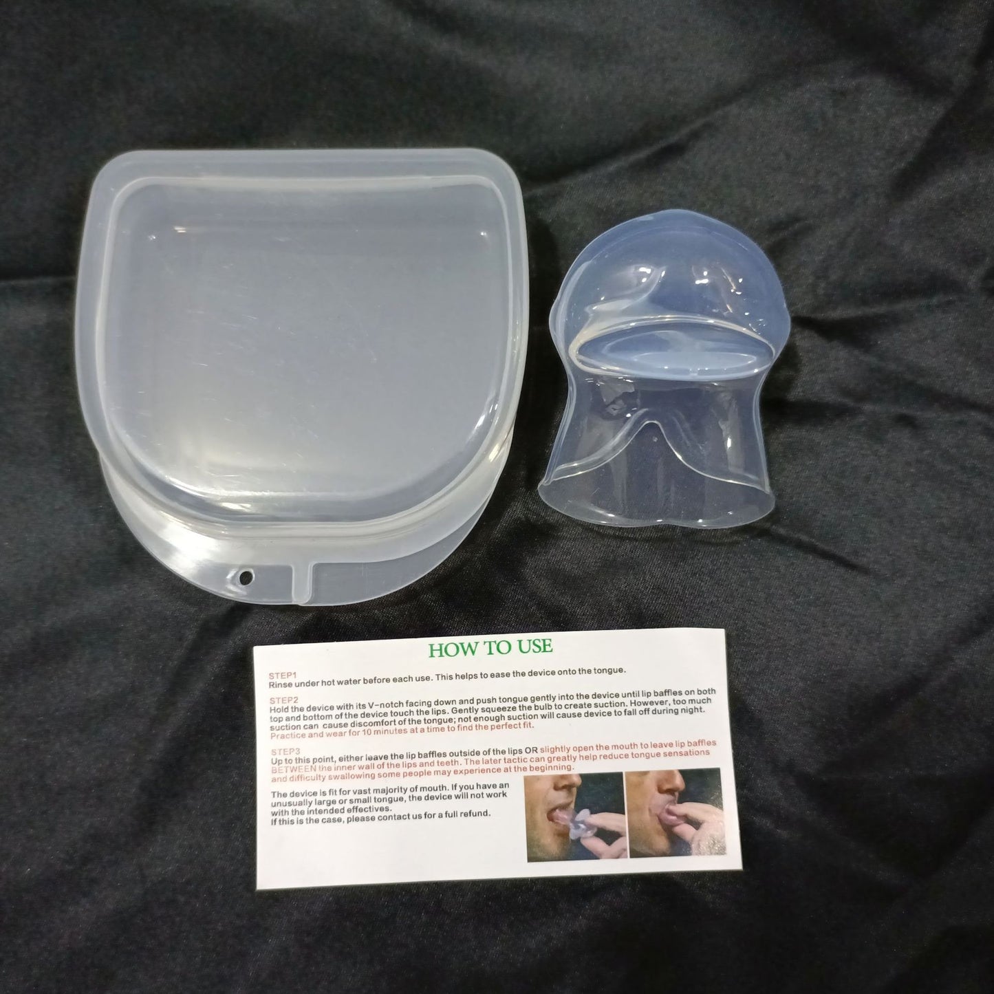 Anti snoring tongue sleeve device, anti snoring device, tongue silicone anti snoring respirator, sleep apparatus