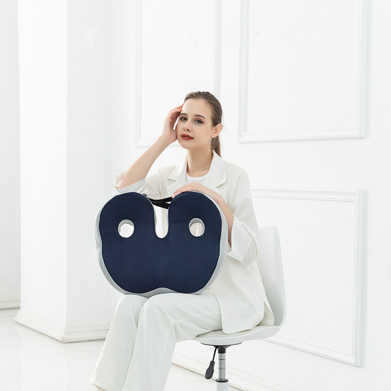 Chair Hip Cushion Hemorrhoids Cushion Fart Cushion Breathable Cushion Thick Office Long Sitting Memory Cotton Cushion