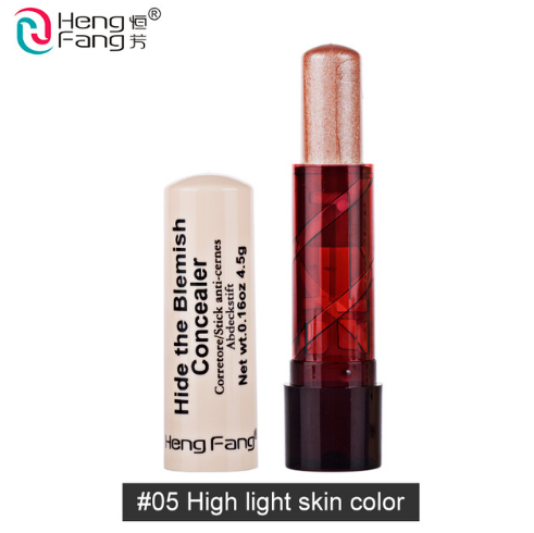 8 Colors Concealer Stick Hide The Blemish Highlight Bronzers 4.5g New Arrival Face Makeup Brand HengFang #H8457