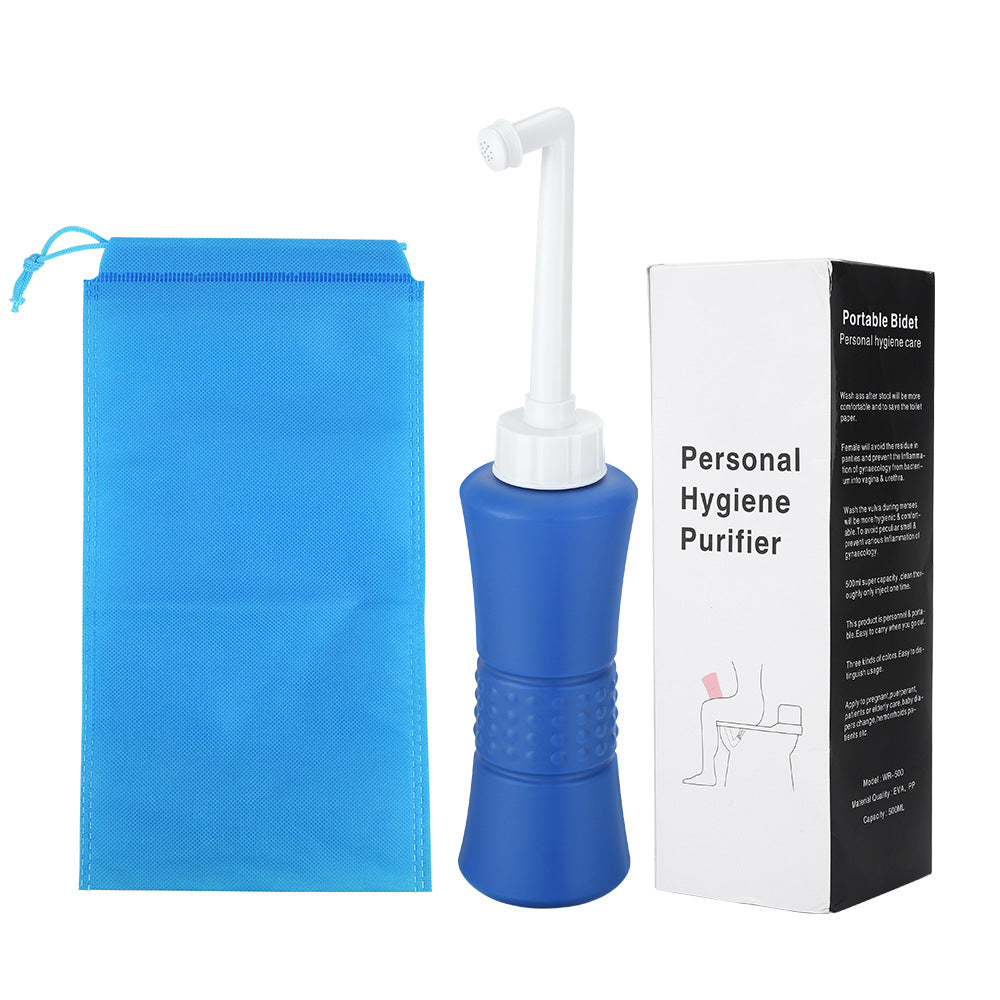 500ml Portable Cleaning Irrigator Female Private Parts Maintenance Personal Hygiene Gynecological Cleaning Protective Equipment