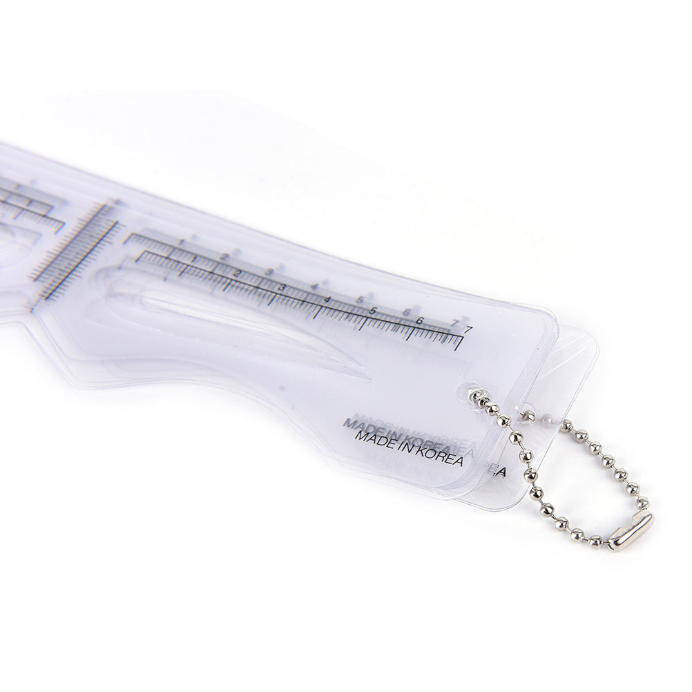 Korean Tattoo Embroidery Eyebrow Card Tattoo Eyebrow Thrush Eyebrow Trimming Embroiderer Novice Auxiliary Tool 12 Eyebrow Template Card