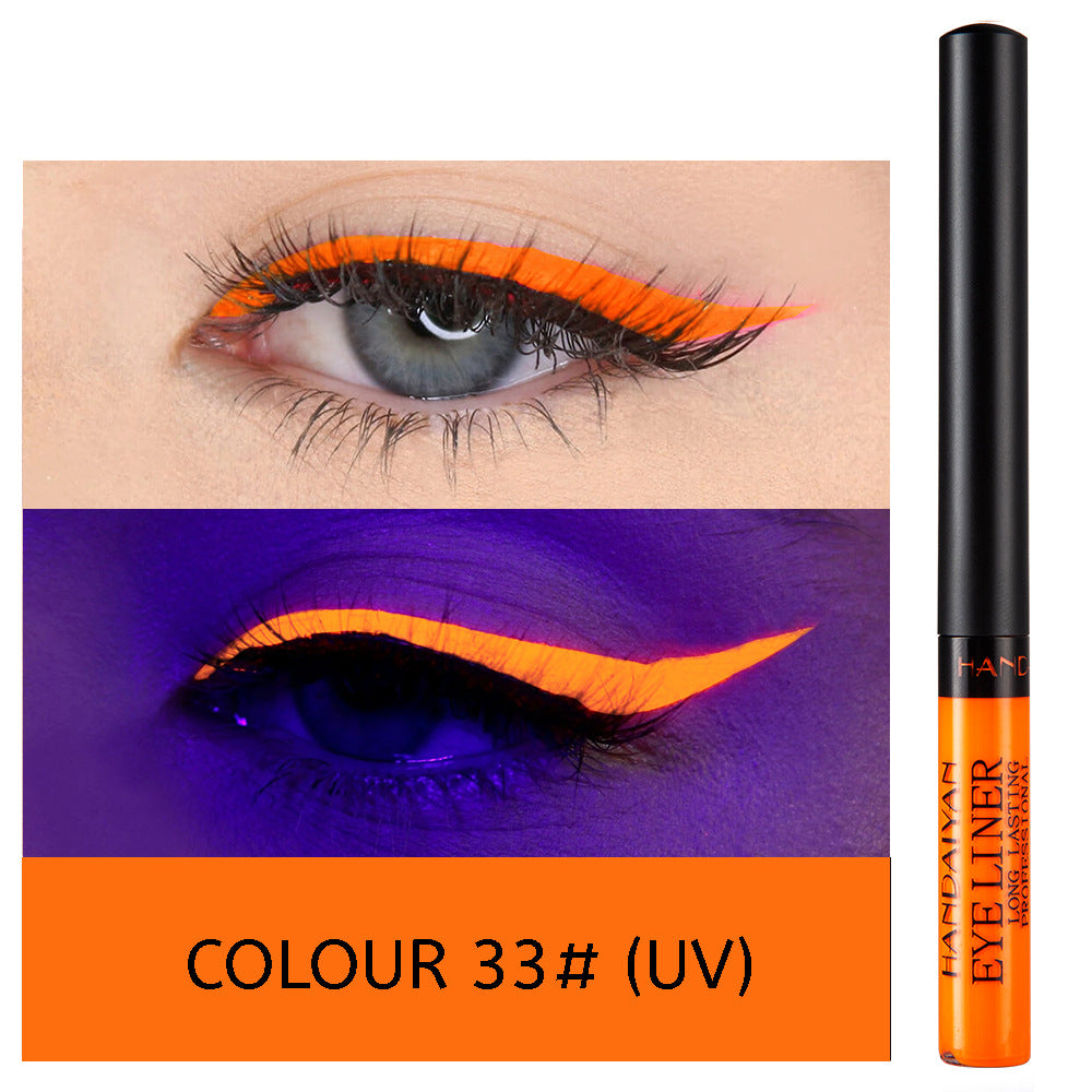 HANDAIYAN 12 Color Matte Color Liquid Eyeliner Long Lasting Non-Smudge Liquid Eye Shadow