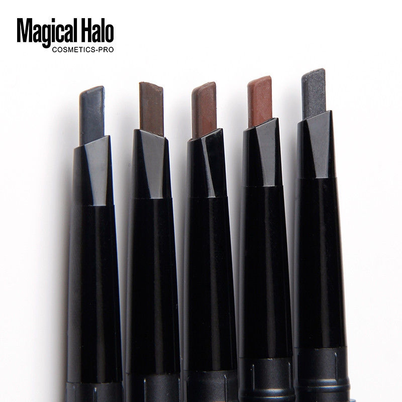 Magical Halo Automatic Eyebrow Pencil With Brush Eyebrow Enhancer Double-end Rotatable Long Lasting Eye Brow Pen Makeup Tools