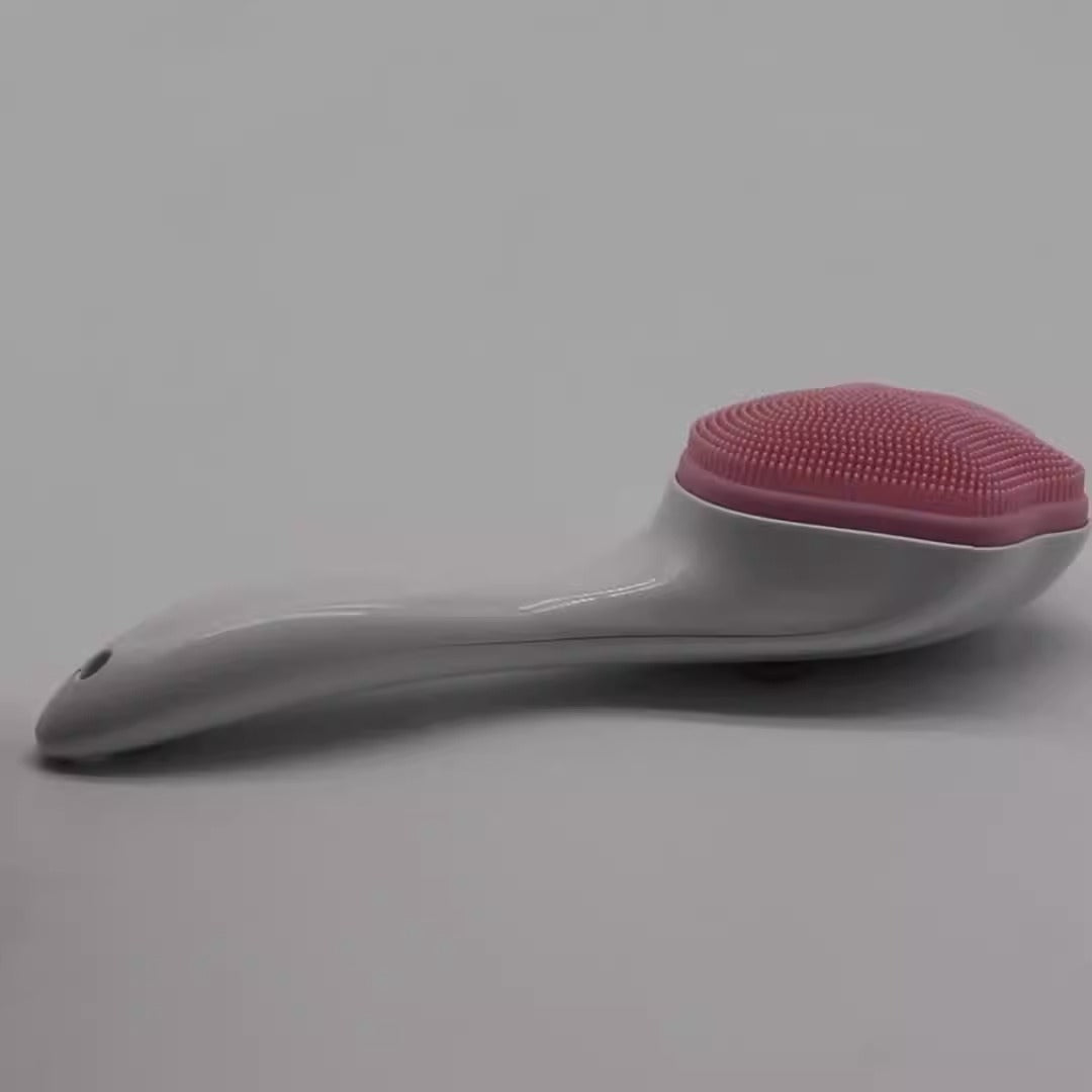 Cat Claw Face Wash Brush Silicone Long Handle Cat Claw Brush Soft Silicone Pore Cleaning Brush Facial Cleanser