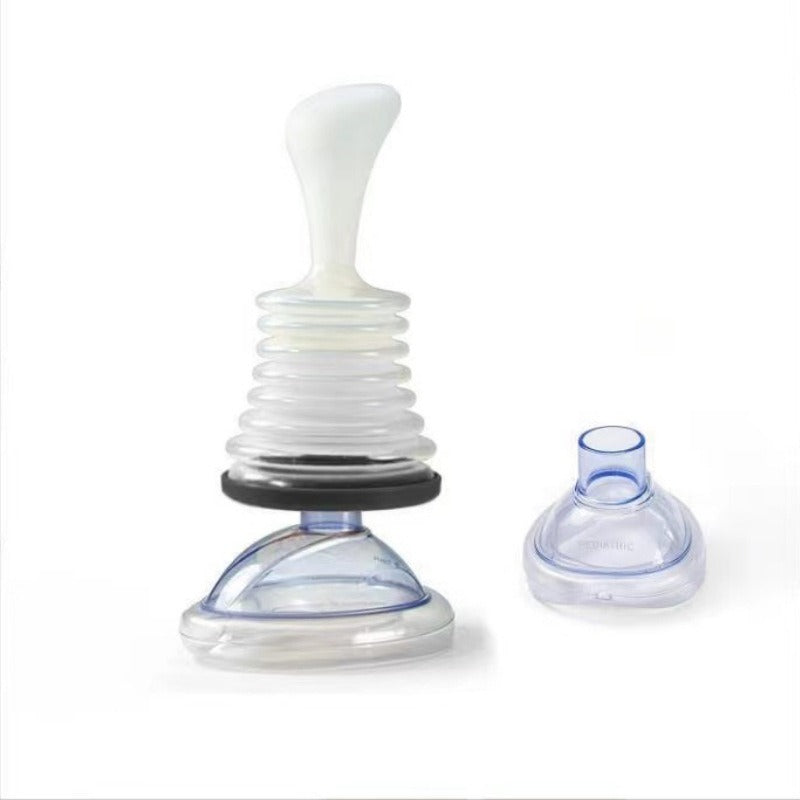 Respiratory trainer suffocation first aid mask artificial heart and lung Choking Emergency Device