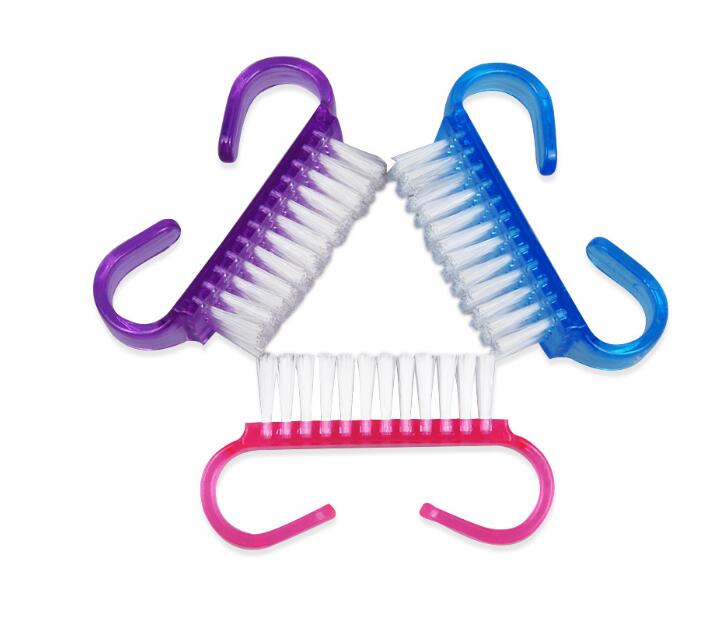 10 Stuk verkoop Nail Cleaning Clean Brush Tool File Manicure Pedicure Soft Verwijder Dust Kleine Hoek Clear Gereedschap Sets