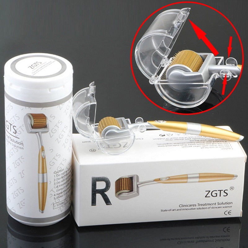 ZGTS192 Derma Roller Titanium Stainless Steel Needles For Facial Skin Care Microneedle Derma Rollering Therapy