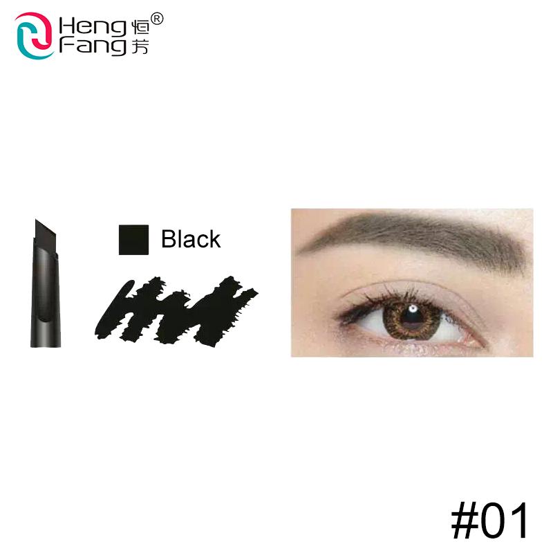 5 Colors 24 Hours Long-lasting Double-headed Eyebrow Pencil Soft and Smooth Fashion Eye brow 0.12g Makeup Brand HengFang #H6511