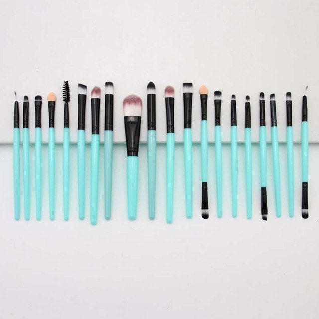 20 eye makeup brushes eyebrow brush foundation brush eye shadow lip brush Silicone Nylon Eye Shadow