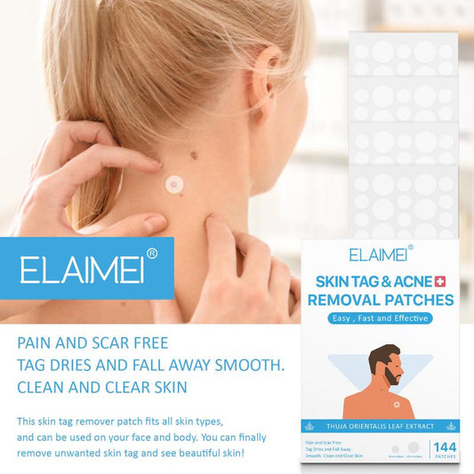 144Pcs Skin Tag Remover Patch Ance Pimple Patch Reatment Hydrocolloid Patch Protecting Skin Patch