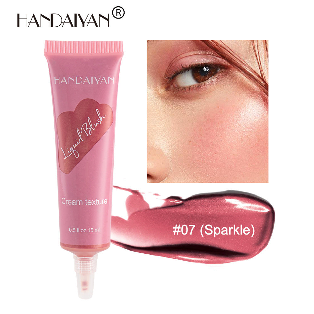 HANDAIYAN Tube Liquid Blush Moisturizing Contouring Brightening Natural Matte Nude Blush