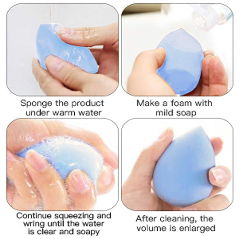 Makeup Sponge Microfiber Professional Fluff Surface Cosmetic Puff Tool