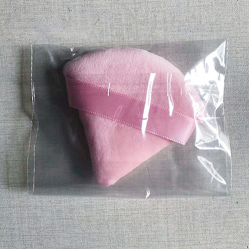 Triangle Dry Powder Puff Fiber Crystal Cotton Delicate On Makeup Beauty Tools Powder Puff