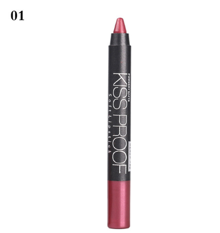 New 19 Colors MENOW KISS PROOF M.n Sexy Beauty Waterproof Lip Pencil Lipstick Lip Gloss Lip Liner