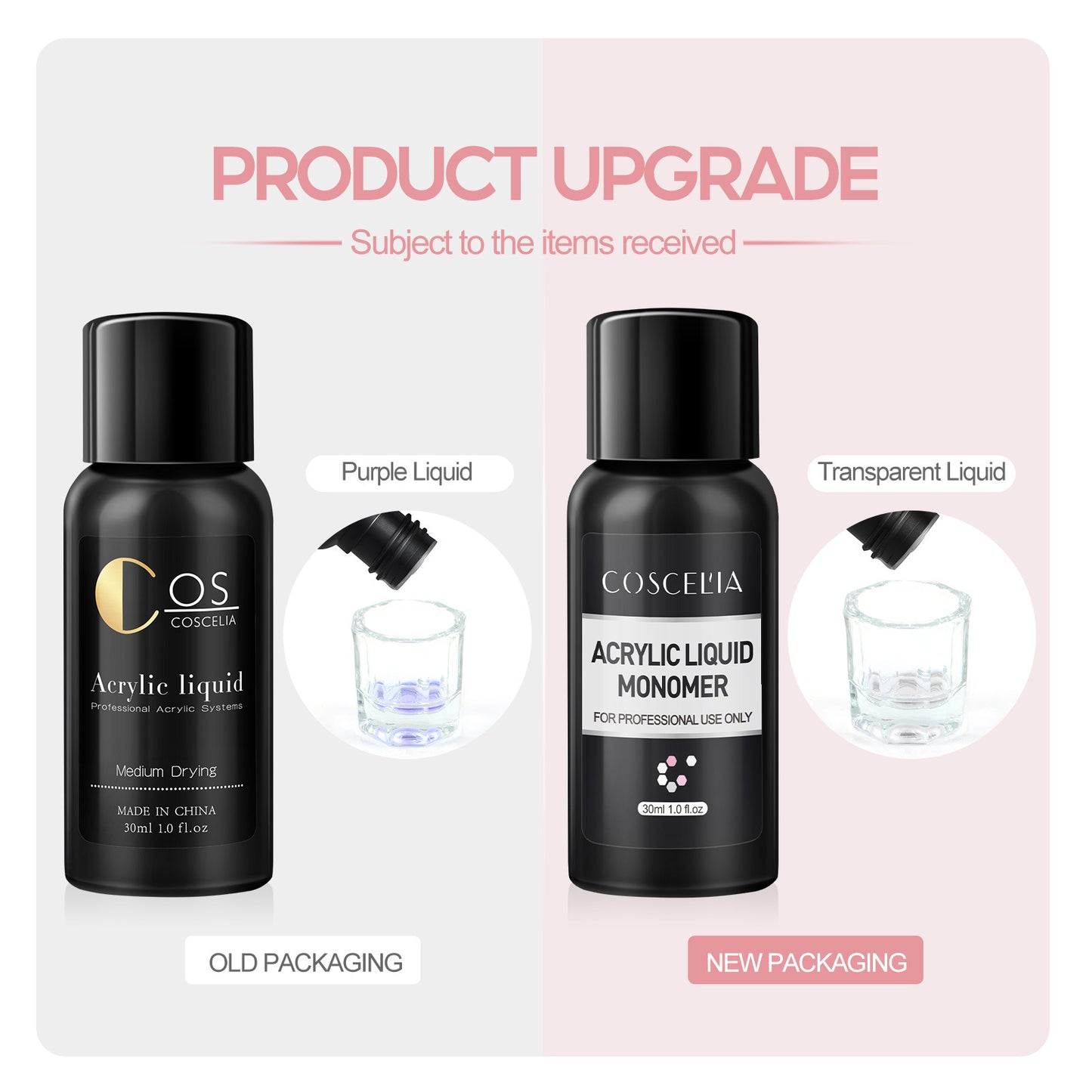 COSCELIA Crystal Powder 30ml Crystal Liquid Set Carved Extended Nail Art Beginner Crystal Nail Set