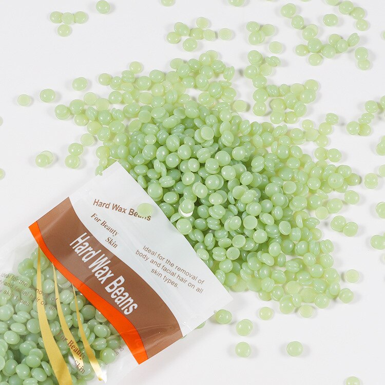 100g Wax beans Hard Hot Film Waxing Beans Bead Pellet Armpit Arm Legs Hair Removal No Strip Depilatory Wax-melt Warmer Machine