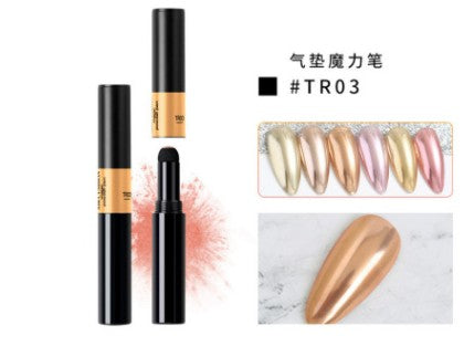 Chrome Stick - Nail Art Mirror Effect Air Cushion Powder Pen