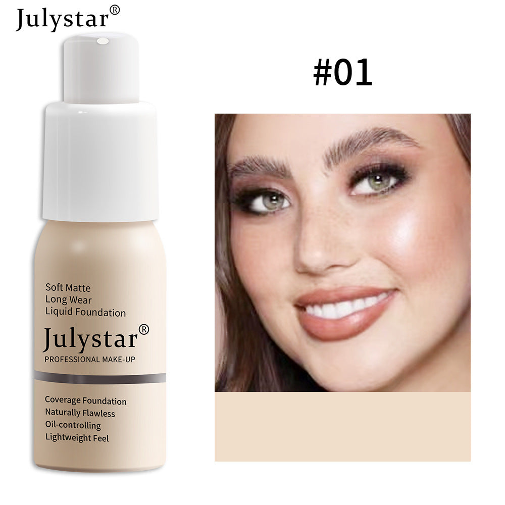 Liquid Foundation Concealer Long-Lasting Moisturizing Oil Control BB Cream Foundation Makeup